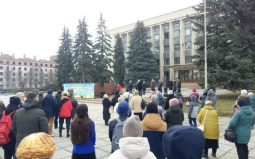 Молитовники вийшли на головну площу Кам'янця-Подільського