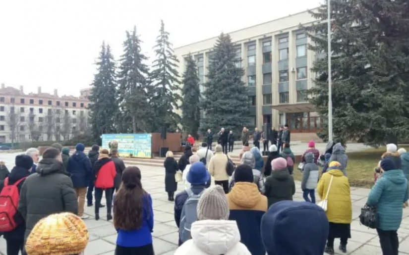 Молитовники вийшли на головну площу Кам'янця-Подільського